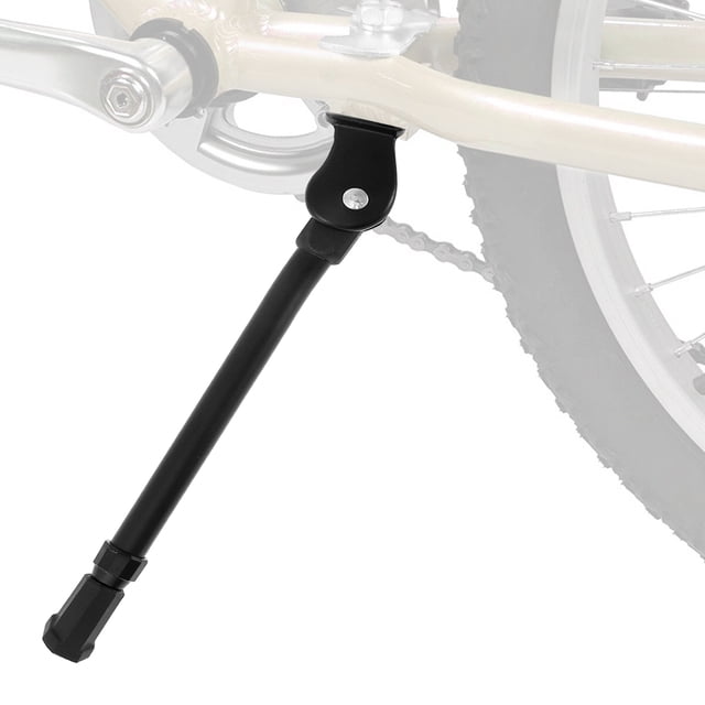 Muyoka Pata de cabra para bicicleta de 24-27 pulgadas Pata de cabra ajustable para bicicleta con resorte oculto Lado trasero Pata de cabra Soporte lateral para bicicleta Soporte para rueda trasera de Muyoka Hogar