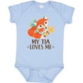 thumbnail image 3 of Inktastic My Tia Loves Me Fox Niece Nephew Boys or Girls Baby Bodysuit, 3 of 5