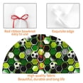 thumbnail image 4 of KLL 48" Christmas Tree Skirt Soccer1 Xmas Tree Skirts Mat for New Year Xmas Holiday Party Indoor Outdoor Home Decoration, 4 of 7