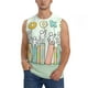 thumbnail image 1 of Fotbe Books Men's Camiseta sin Mangas Estampada para Hombres, Playera Casual para Gimnasio, Entrenamiento, Playa-Medium, 1 of 7