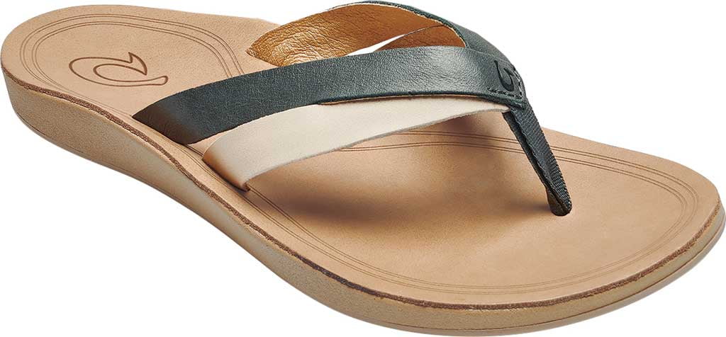 Womens OluKai Kaekae Flip Flop Wind GreyGolden S Ethiopia Ubuy