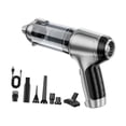 thumbnail image 4 of Aspiradora de automóviles limpieza rápida, 7.4V, accesorios automáticos, aspiradora inalámbrica portátil para mano para el hogar de la oficina Cepillo gris plateado, 4 of 8