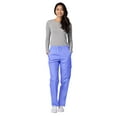 thumbnail image 2 of Adar Pantalon de Sarrau Cargo Fuselé Universel pour Femmes, Taille Élastique, Popeline Durable, Noir, 2 of 6