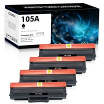 Colorich Compatible Toner Cartridge Replacement for HP W1105A for Use with Laser MFP 107a 107w, l35a l35w, 137fnw Printer Ink (Black,4-Pack)