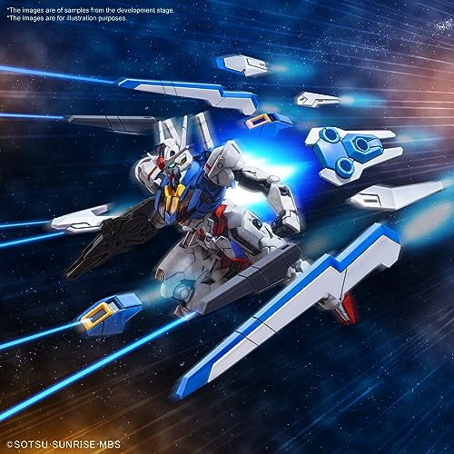 BANDAI NAMCO Entertainment HG 1/144 Mobile Suit Gundam The Witch from  Mercury Aerial Gundam Model Kit, White (2593849) 