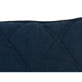 thumbnail image 3 of Hara 26 Inch Hand Quilted Standard Pillow Sham, Polyester Fill, Dark Blue, 3 of 3