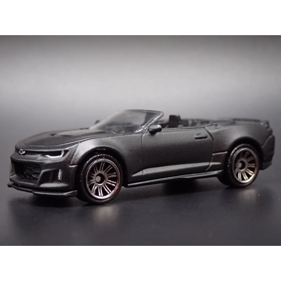 Open Box 2016-2024 CHEVY CHEVROLET CAMARO CONVERTIBLE BLACK 1/64 SCALE DIECAST MODEL CAR