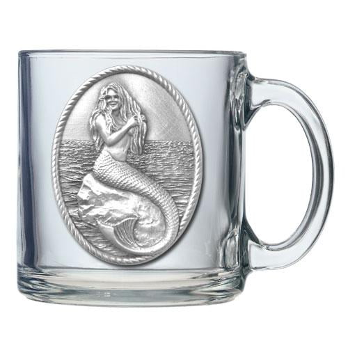 Mermaid Coffee Mug Clear 16oz Microwaveable And Dishwasher Mermaid Coffee Mug Clear 16oz