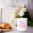 thumbnail image 3 of Inspirational Coffee Mugs,You Make The World A Better Place Coffee Mug,Birthday Christmas Gifts For Her Mom Sisters Coworker Boss,Rainbow Coffee Mug 11oz, 3 of 6