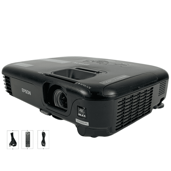 Pre-Owned Epson 1261W 3LCD Projector Portable 2800 Lumens Conference Room HD HDMI USB