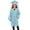 Light Blue, variant on Graduation Gown And Cap For Girls Boys Academic Formal Wear With Pockets Twill Child School Academic Robes