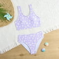 thumbnail image 5 of Little Girls Bikini Sets Adjustable Shoulder Straps Swimsuits Size 5-6T, 5 of 5