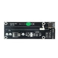 thumbnail image 2 of Ruiboury VER003 PCI-E Riser Card 30CM 60CM USB 3.0 Cable PCI 1X to 16X Extender PCI-E Adapter for GPU Miner Mining Black 60CM 1Set, 2 of 6