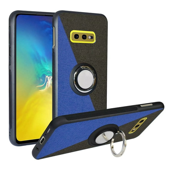 Labanema Samsung Galaxy S10e Case with 360 Degree Rotating Ring Stand, Support Magnetic Car Mount, Protective Cover for Samsung Galaxy S10e (Blue Black)