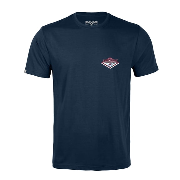 Men's Levelwear Navy Colorado Avalanche Richmond Club Patch 2.0 T-Shirt