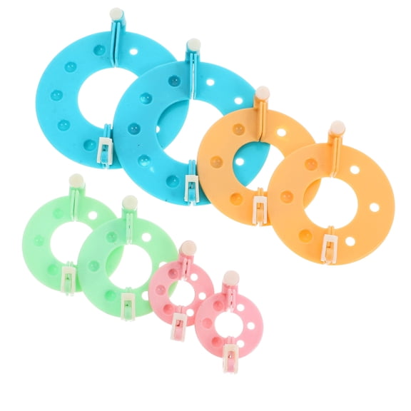 ELAYARD Pompom Maker Machine 1 Set with Assorted Colors Crafting Tools for