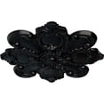 thumbnail image 3 of Ekena Millwork 18 1/8"OD x 1 1/4"P Katheryn Ceiling Medallion, Hand-Painted Jet Black, 3 of 6