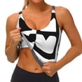 thumbnail image 4 of Lsque Geometry Dash Printed Women'S Sports Bra, Compression, Moisture Wicking, High-Impact Sports Bra For Women,Supportive sports bra-XX-Large, 4 of 9