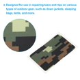 thumbnail image 3 of Unique Bargains Down Jacket Repair Patch 2' x 3', 6 Pack Self Adhesive Nylon Fabric Patch, Camo, 3 of 5