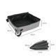 thumbnail image 2 of Caja de arena para gatos Caja de arena plegable para gatos Caja de arena para gatos para viaje para gatos Inodoro plegable para gatos Revestimiento de agua antisalpicaduras Resistente a arañazos, 2 of 5
