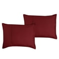 thumbnail image 4 of Bed-in-a-Bag 9-pieces Umay Floral Burgundy Comforter and Sheet Set King Size Brown Bed in Bag, 4 of 9