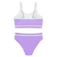 thumbnail image 2 of Set de bikini ESHOO para niñas con doble correa ajustable de 9 a 15 años, 2 of 4