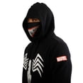 thumbnail image 3 of Marvel Venom Symbol Hoodie with Built-in Smile Face Mask Gaiter-Small, 3 of 4