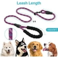 thumbnail image 4 of Rope Dog Leash 5 ft with Comfortable Padded Handle, Highly Reflective Threads Strong Dog Leash for Puppies Small Medium and Large Dogs, 4 of 7