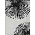 thumbnail image 2 of Addison Rugs Chantille Indoor/Outdoor Transitional Circles Black Washable Rectangle Rug, 2'6" x 3'10", 2 of 6
