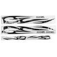 thumbnail image 1 of Lot de 3 autocollants de carrosserie de voiture, autocollants flammes, imperméables, adhésifs puissants, élégants, décoratifs, universels, 1 of 4