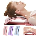 thumbnail image 2 of Back Stretcher Waist Trainer Adjustable Cervical Spine Lower Back Neck Pain Relief Massager Cushion Arch Lumbar Back Cracker Board Stretching Device, 2 of 8
