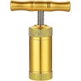 thumbnail image 1 of Pollen Press with T-Handle - Heavy Duty Pollen Press - Portable Metal Tobacco Press - T-Shaped Press Tool for Rosin Press and Kief Press, 1 of 5