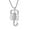 Silver, variant on Women Men's Constellation Diamond Scorpion Pendant Necklace Stainless Steel Personalized Hip Hop Retro Punk 12 Zodiac Signs Jewelry Silver