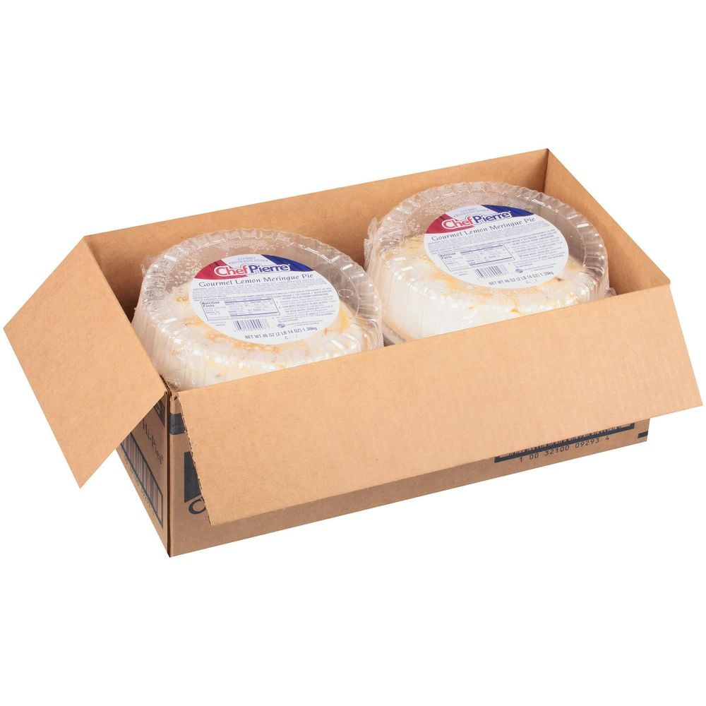 Sara Lee Chef Pierre Gourmet Lemon Meringue Hi Pie, 10 inch -- 4 per Case.