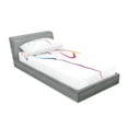 thumbnail image 2 of Ambesonne Colorful Fitted Sheet & Pillow Sham Set, Butterfly Dog Labrador, Twin, Multicolor, 2 of 2