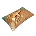 thumbnail image 2 of Fotbe Starfish And Seashell 1 Pillow Cases - Envelope Closure - Luxury, Extra Soft, Cooling Pillow Covers - Wrinkle, Fade, Stain Resistant-14"x20", 2 of 8