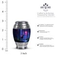 thumbnail image 2 of JAGASY Deer Small Urns for Sister - Purple Urn for Human Ashes Keepsake - Forest River Trees Decorative Cremation Urns - Blue Urn for Ashes Adult Male & Female - (3 Inch), 2 of 7