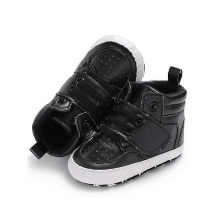 

luethbiezx Newborn Baby Boy Girl Soft Sole Crib Shoes Warm Boots Anti-slip Sneaker 0-18M