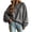 Gray, variant on Staron Fall Winter Sweaters for Women Chunky Knit Loose Round Neck Long Sleeve Casual Oversized Comfy Pullover Tops, Army Green L