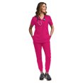 thumbnail image 6 of Green Town Scrubs for Women - Tuck-In V-Neck Scrub Top, Stretch Fabric, Lightweight, Easy Care, 6 of 7