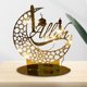 thumbnail image 3 of Decoración de Ramadán Adorno acrílico Eid Mubarak para regalos de Eid musulmana islámica de escritorio C Perfecl Lámpara de Ramadán Mubarak, 3 of 7