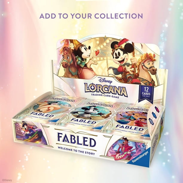 lorcana fabled legendary cards Amazon.com: Ravensburger Disney TCG: Booster Pack Display | 24 Packs with 12 Trading Each | Ideal for Collectors & Disney Fans Mariana Moreno Fabled Singles Top 10 New Cards in