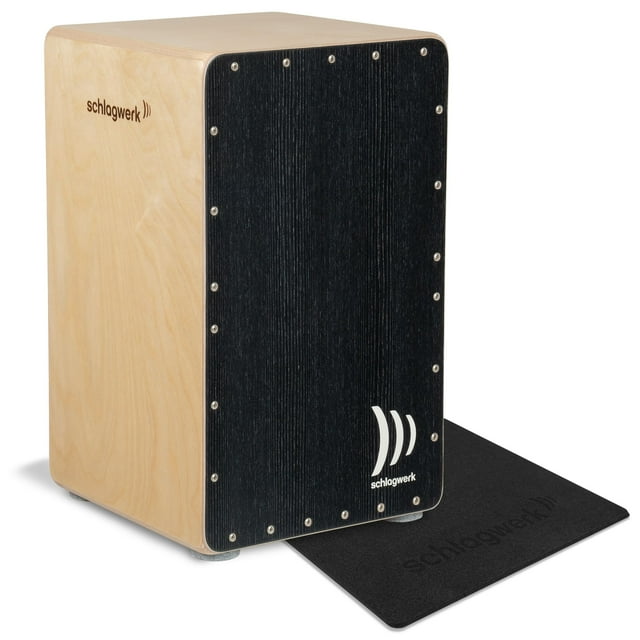Schlagwerk CP5003 Precise OS Series Snare Cajon - Black Silver