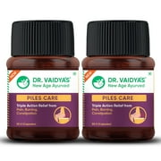 Pack of 2 Dr Vaidyas Piles Care Ayurvedic (30 Pills)