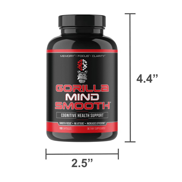 Gorilla Mind Mode Smooth 100ct Capsules (20 Servings)