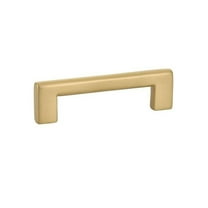 3.5 in. Trail Cabinet Pull for Center to Center, Satin Brass