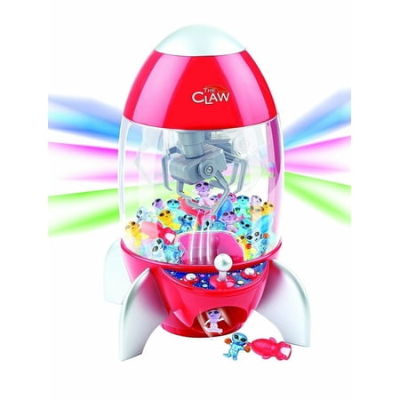 Claw Machine Arcade Game Candy Grabber & Prize Dispenser, Rocket Vending Toy for Kids with Lights & Sound Best Birthday & Christmas Gifts for Boys & Girls