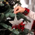 thumbnail image 4 of WEGFTDUOP Christmas Decoration Christmas Ornaments Christmas Snowflake Ornaments Flocking Ornaments Christmas Supplies Christmas Indoor Outdoor Ornaments, 4 of 6