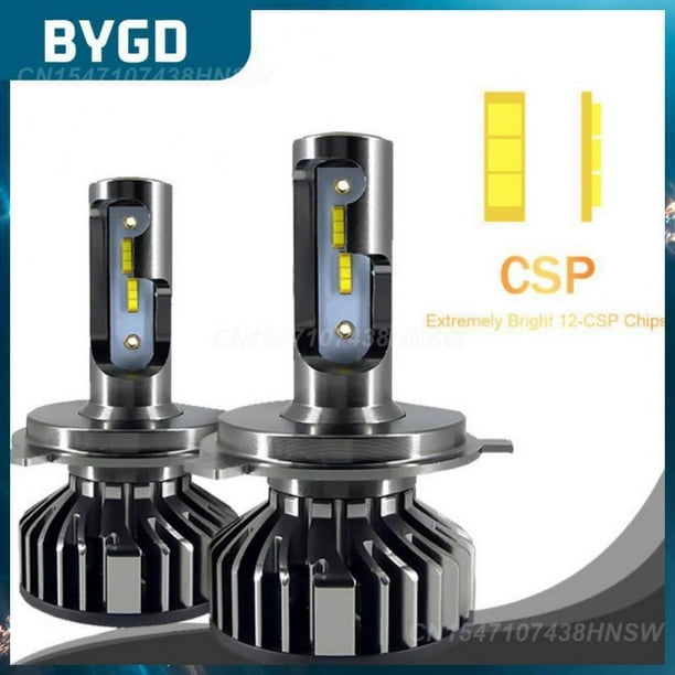 F2 Csp Car Led Headlights High Brightness Light Durable Headlights Practical Auto Fog Light Headlamp Car Supplies Plug And Plays900512V-24V 20000LM&9-30V CSP&25000K He Qiyong unisex