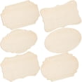 thumbnail image 3 of 6pcs Blank Hanging Signs Unfinished Wood Signs DIY Hanging Wooden Boards, 3 of 8